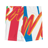 C.M “Tribe Vibe” Yoga Shorts (white)