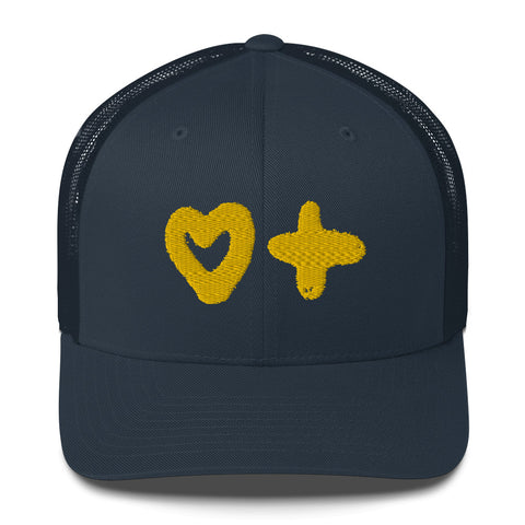 C.M “Plus Love” Trucker Hat (Navy)